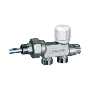 VALVOLA MONOTUBO FAR TERMOSTATIZZABILE  1 SX