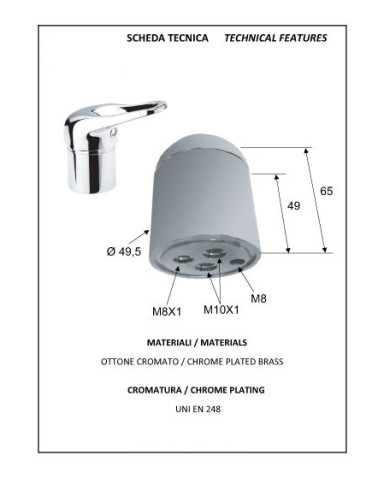 MISCELATORE LAVABO PARRUCCHIERE