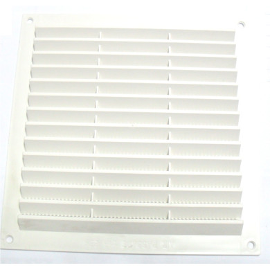 GRIGLIA RETTANGOLARE IN ABS  23 X 23 CON RETE