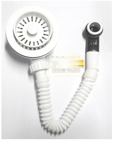 PILETTA LAVELLO  BIANCO CON TROPPO PIENO TONDO