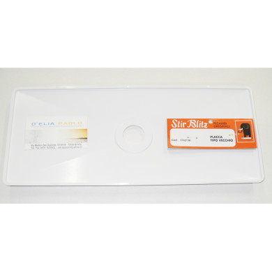 PLACCA TIPO VECCHIO BIANCA STIR FORO CENTRALE