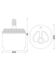 CARTUCCIA N 14 RAF TAMIGI X102 MM 49XH65