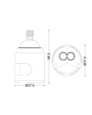 CARTUCCIA N 28 HYDROBALANCEST 112 MM37.5XH66.5