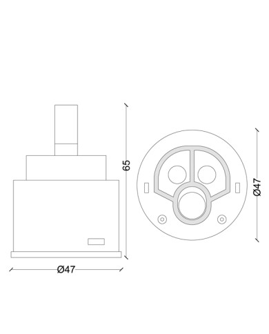 CARTUCCIA N 41 HYDROCLOSED ST136 MM47XH65