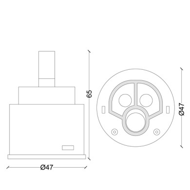 CARTUCCIA N 41 HYDROCLOSED ST136 MM47XH65