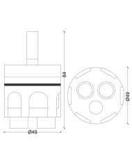CARTUCCIA N 43 RAF AMAZON-LOIRA MM 49XH84