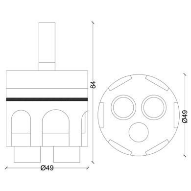 CARTUCCIA N 43 RAF AMAZON-LOIRA MM 49XH84