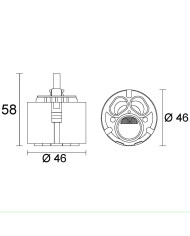 CARTUCCIA N 54 IDEAL STAND DA 47 MM46XH58