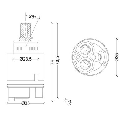 CARTUCCIA N 61 KEROX MIX K35D MM35XH74