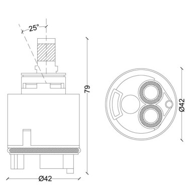 CARTUCCIA N 66 KEROX MIX K42D MM42XH79