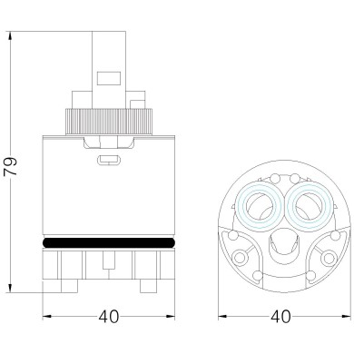 CARTUCCIA N 68 PAINI MESSICO LAVABO MM40X79H