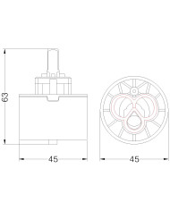 CARTUCCIA N 76 CRISTINA CR45 MM45XH63