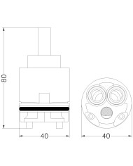 CARTUCCIA N 80 CICE40/D MM40XH80