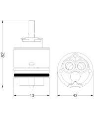 CARTUCCIA N 94 HYDROPLAST GX42 MM43XH82