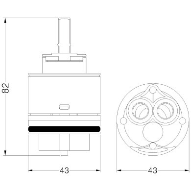 CARTUCCIA N 94 HYDROPLAST GX42 MM43XH82