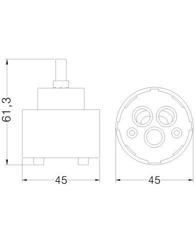 CARTUCCIA N 100 NOBILI MM45XH61.3