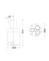 CARTUCCIA N 144 KEROX MIX K25MH MM25XH52.5