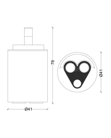 CARTUCCIA N 47 SAVIL MM41X78H