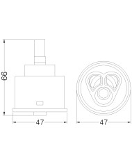 CARTUCCIA N 84 METALLI PRESSATI BONOMI MM47X66H