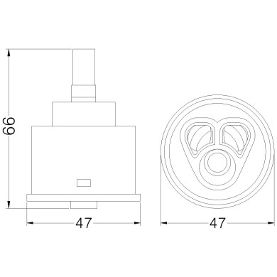 CARTUCCIA N 84 METALLI PRESSATI BONOMI MM47X66H