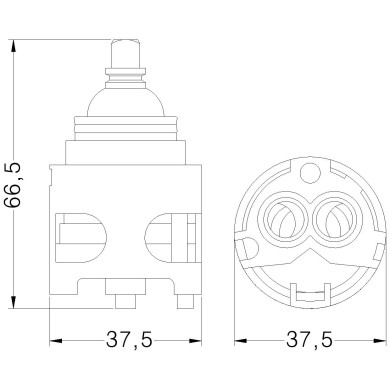 CARTUCCIA N 101 TEOREMA MM37.5X66.5H