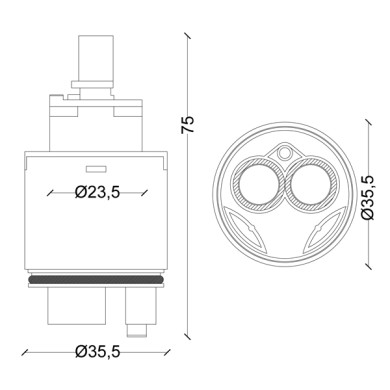 CARTUCCIA N 114 ZAZZERI MM35.5X75H