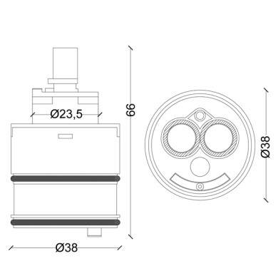 CARTUCCIA N 115 ZAZZERI MM38X66H
