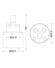 CARTUCCIA N 116 ZAZZERI MM35.5X60H