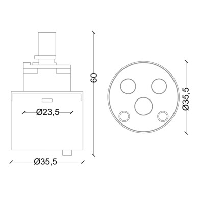 CARTUCCIA N 116 ZAZZERI MM35.5X60H