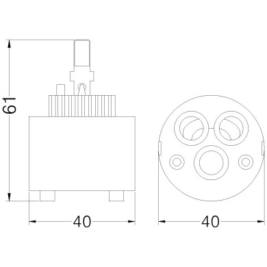 CARTUCCIA N 159 NOBILI MM 40XH61