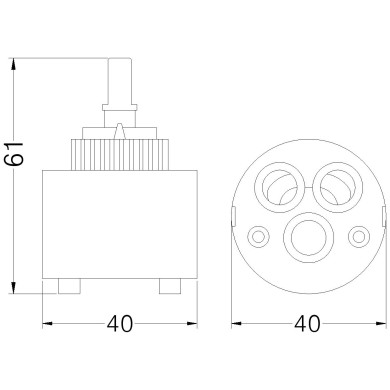 CARTUCCIA N 160 NOBILI JOYSTICK MM40X61