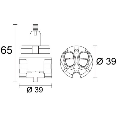 CARTUCCIA N 161 DOLOMITE MM39X65H