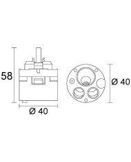 CARTUCCIA N 167 IDEAL STANDARD ACTIVE MM40X58H