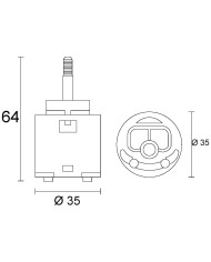 CARTUCCIA N 176 RAF KLIMT MM35X64H