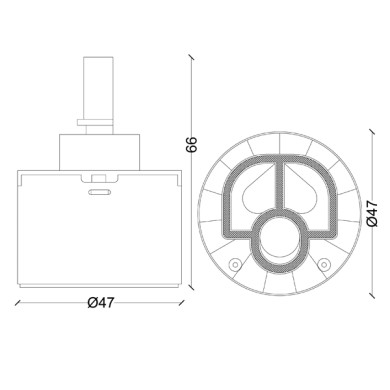 CARTUCCIA N 5 GALATRON G11 MM47X66H