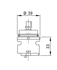 CARTUCCIA N 9 ZUCCHETTI R98103 MM39X63H