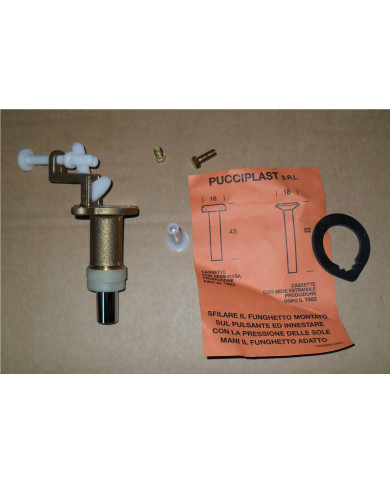 PULSANTE COMPLETO CASSETTA RAME