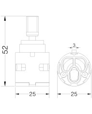 CARTUCCIA N 216 BANDINI MM25X52H