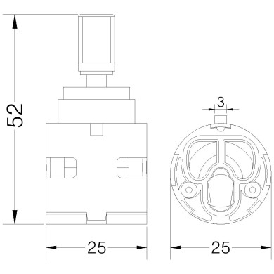 CARTUCCIA N 216 BANDINI MM25X52H
