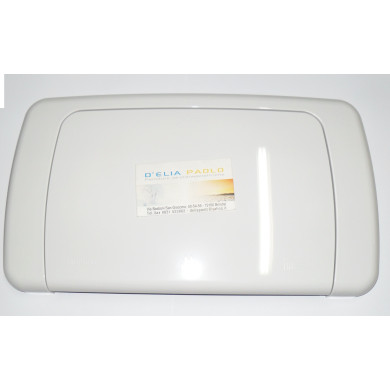 PLACCA HIDROBOX MONO TASTO BIANCA