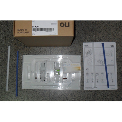 PLACCA OLI 74 MODELLO SLIM BIANCA