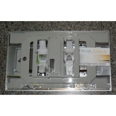 PLACCA OLI 74 MODELLO SLIM CROMO SATINATO