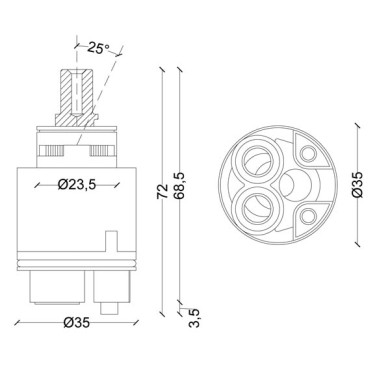 CARTUCCIA N 59 KEROX MIX K35B MM35X72H