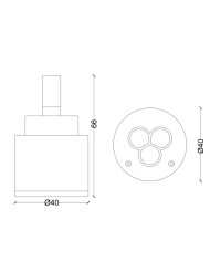 CARTUCCIA N 30 STSR HIDROCLOSED ST115 MM40XH66