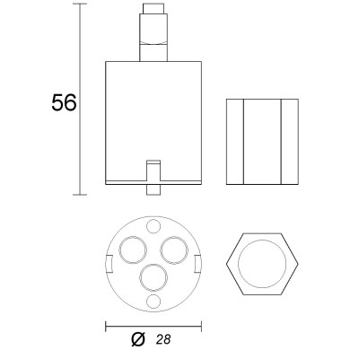 CARTUCCIA N 108 VOLA MM 28 X 56 H