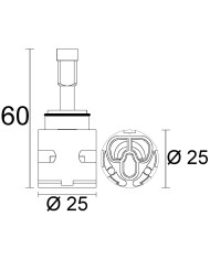 CARTUCCIA N 179 ZAZZERI MODO MM25X60H