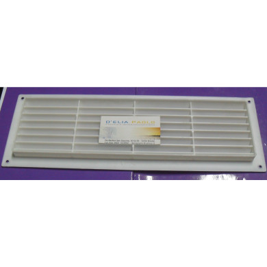GRIGLIA RETTANGOLARE IN ABS 125 X 365 CON RETE