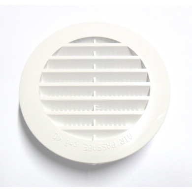 GRIGLIA TONDA AD INNESTO IN ABS DA 100 MM