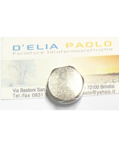 TAPPO PER ARREDOBAGNO NICKELATO 3/8