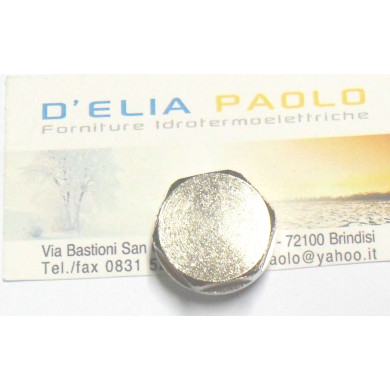 TAPPO PER ARREDOBAGNO NICKELATO 3/8